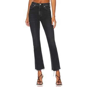 Citizens Of Humanity 'Isola' Black Cropped Boot Denim Jean Size 26